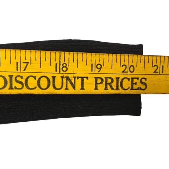 Devotion By Cyrus Women's Black Sweater L -Dolman Sleeves  V-neck Ribbed Goth - Picture 9 of 16